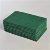 230mm x150mm Heavy Duty Green Catering Scourer – pack of 10
